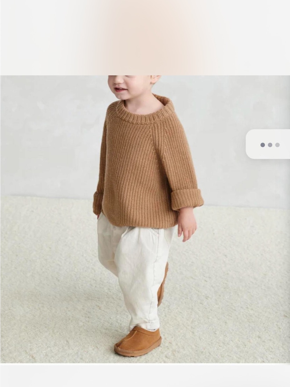 Jenni Kayne Toddler Ribbed Knit Sweater